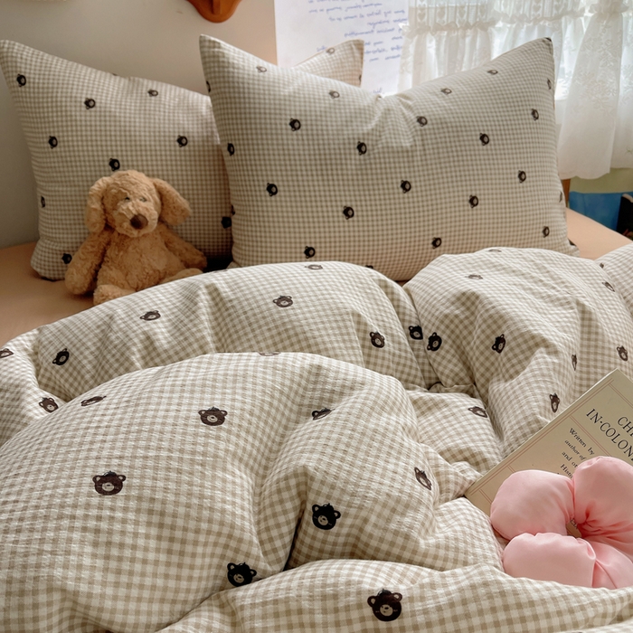 91家纺网 家纺一手货源 找家纺 澜妃 2025新款云感提花双层纱四件套 罗格先生