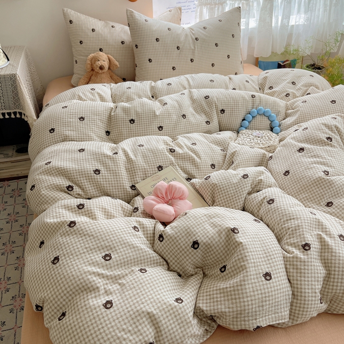 91家纺网 家纺一手货源 找家纺 澜妃 2025新款云感提花双层纱四件套 罗格先生