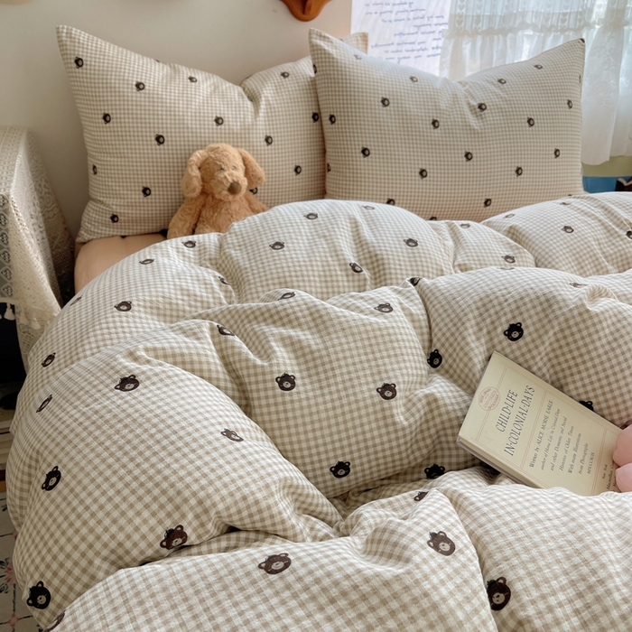 91家纺网 家纺一手货源 找家纺 澜妃 2025新款云感提花双层纱四件套 罗格先生