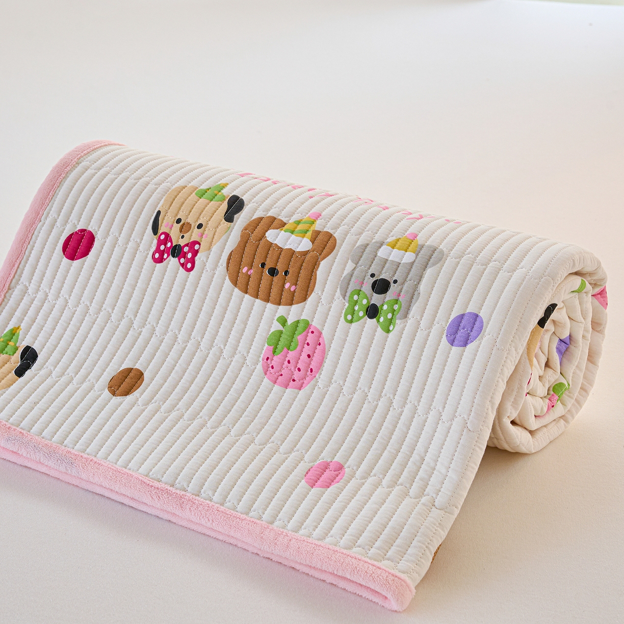 91家纺网 家纺一手货源 找家纺 小叮当家纺仓储工厂店 2025新款棉加绒床垫一面全棉一面牛奶绒床褥垫软床垫床盖四季通用 冒险家（A棉B绒）