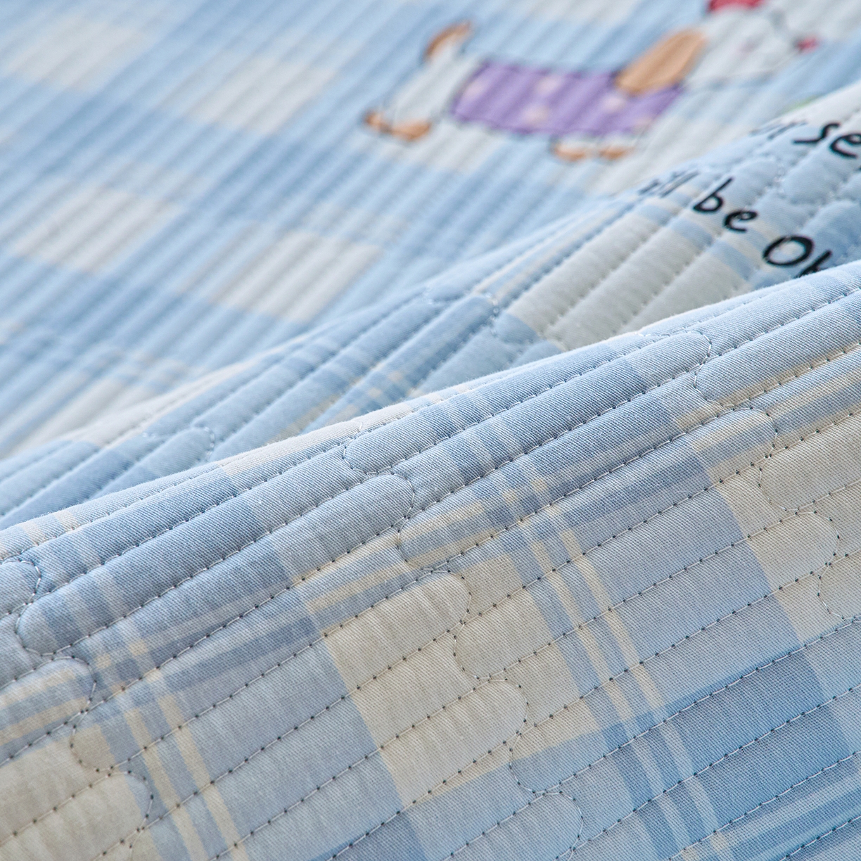 91家纺网 家纺一手货源 找家纺 小叮当家纺仓储工厂店 2025新款棉加绒床垫一面全棉一面牛奶绒床褥垫软床垫床盖四季通用 逗号日记（A棉B绒）