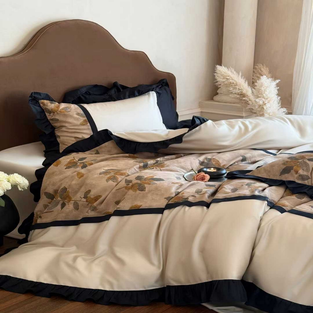 91家纺网 家纺一手货源 找家纺  [91家纺网精选] 新款意式简约四件套莫妮卡