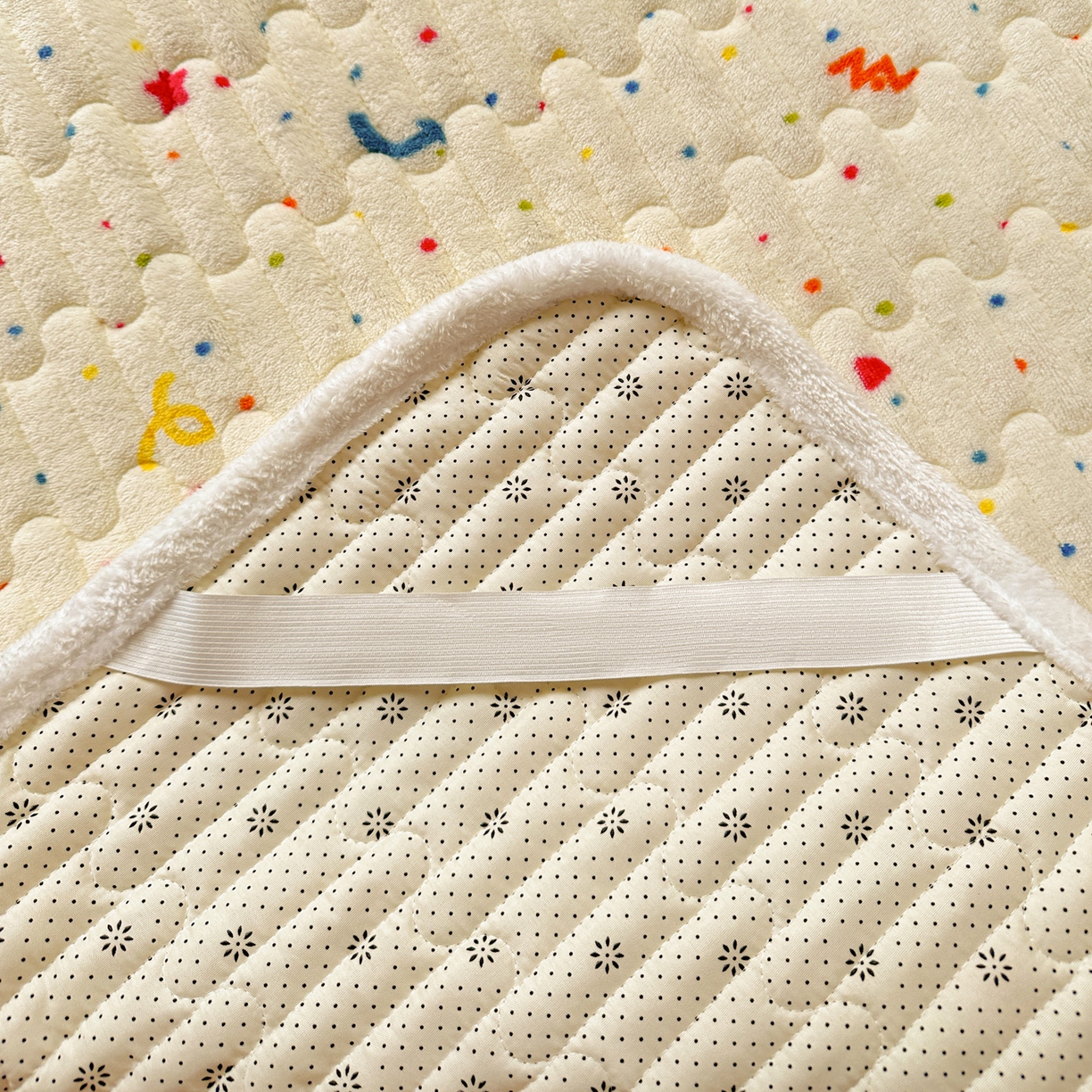 91家纺网 家纺一手货源 找家纺 水木坊 2025新款牛奶绒床垫保护垫床褥床垫子 芝士啵啵