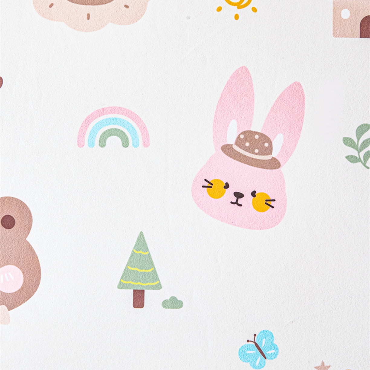 91家纺网 家纺一手货源 找家纺 雯豆家纺 2025新款防水隔尿垫子卡通成人床垫保护罩A类宝宝尿垫 防水隔尿垫-呆萌熊