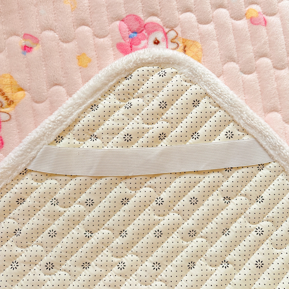 91家纺网 家纺一手货源 找家纺 水木坊 2025新款牛奶绒床垫保护垫床褥床垫子 糕冷小美