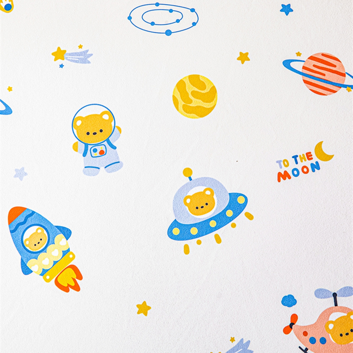 91家纺网 家纺一手货源 找家纺 雯豆家纺 2025新款防水隔尿垫子卡通成人床垫保护罩A类宝宝尿垫 防水隔尿垫-火箭飞船