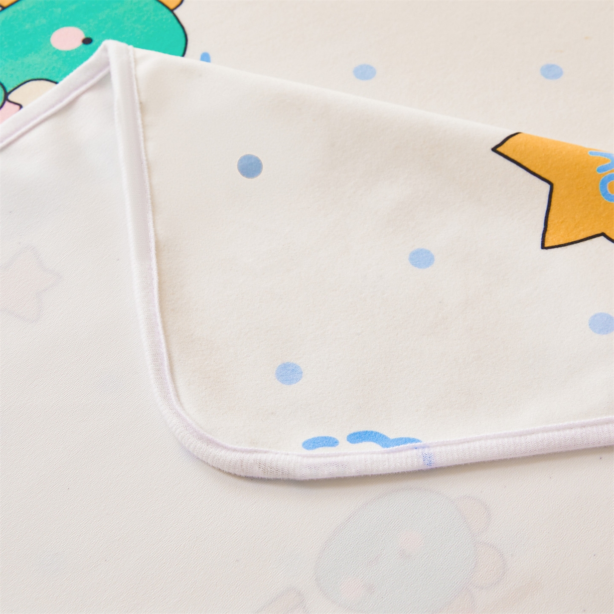 91家纺网 家纺一手货源 找家纺 雯豆家纺 2025新款防水隔尿垫子卡通成人床垫保护罩A类宝宝尿垫 防水隔尿垫-恐龙运动员