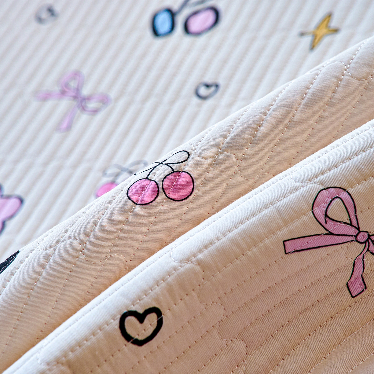 91家纺网 家纺一手货源 找家纺 小叮当家纺仓储工厂店 2025新款棉加绒床垫一面全棉一面牛奶绒床褥垫软床垫床盖四季通用 哈哈狗(A棉B绒）