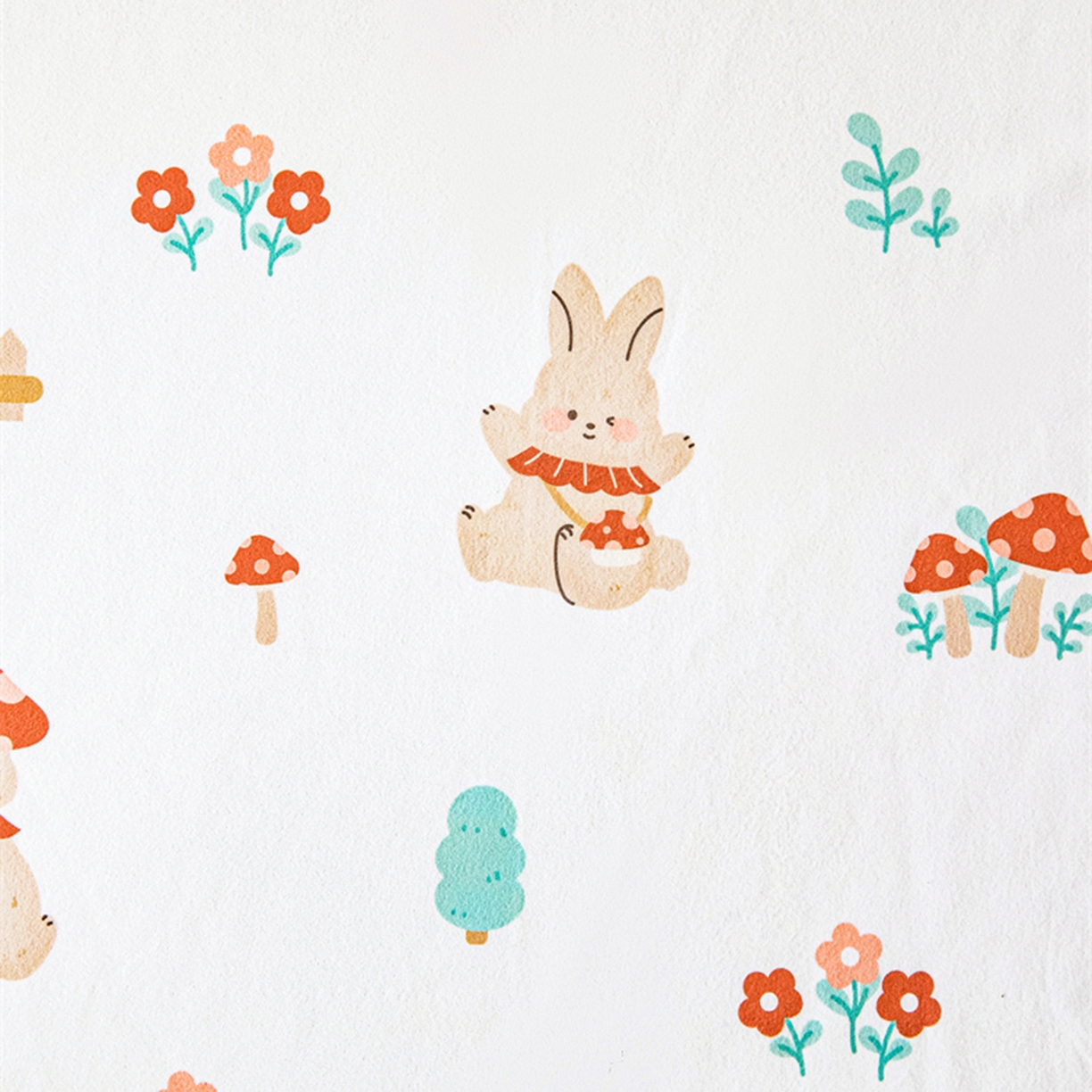 91家纺网 家纺一手货源 找家纺 雯豆家纺 2025新款防水隔尿垫子卡通成人床垫保护罩A类宝宝尿垫 防水隔尿垫-甜梦小兔