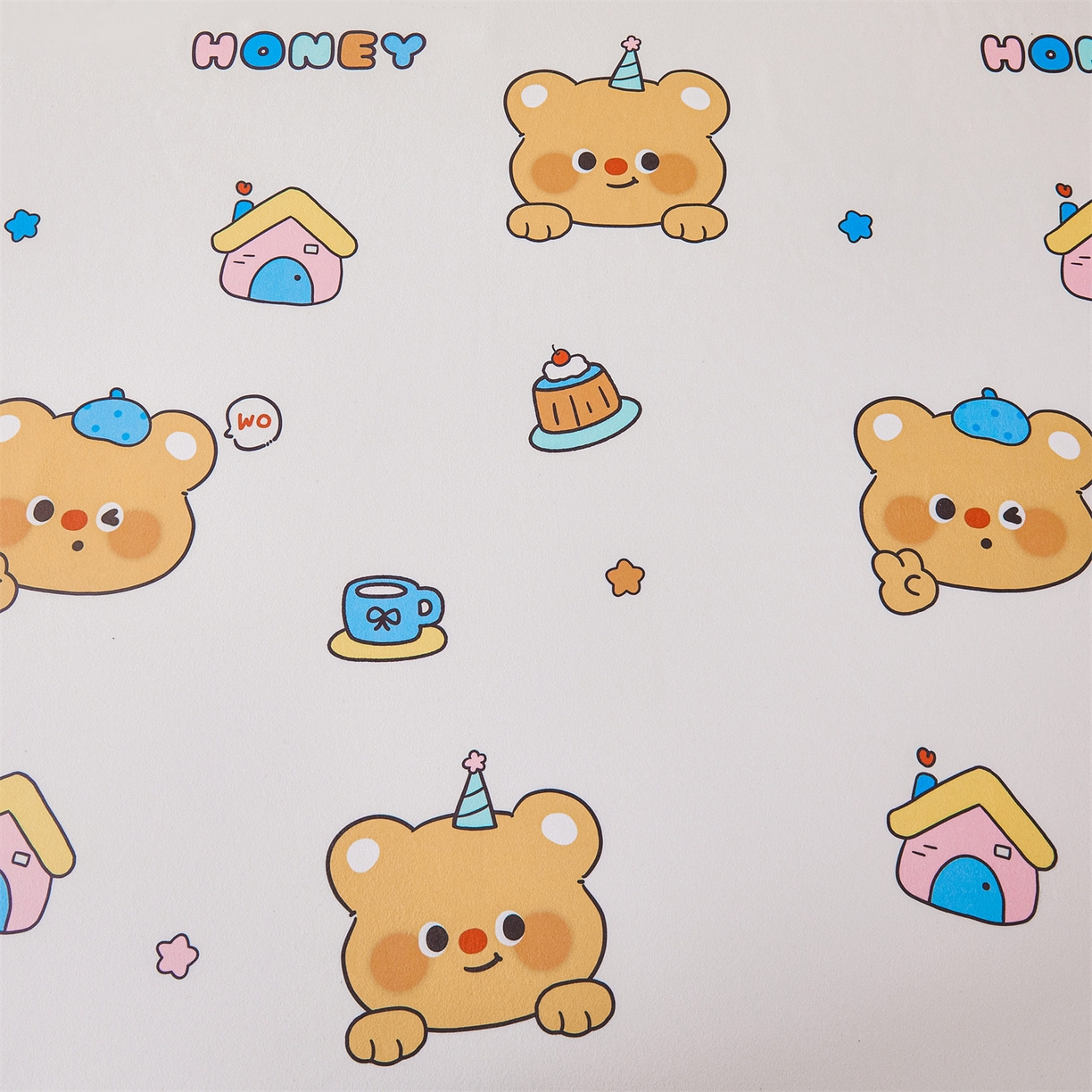 91家纺网 家纺一手货源 找家纺 雯豆家纺 2025新款防水隔尿垫子卡通成人床垫保护罩A类宝宝尿垫 防水隔尿垫-微笑先生