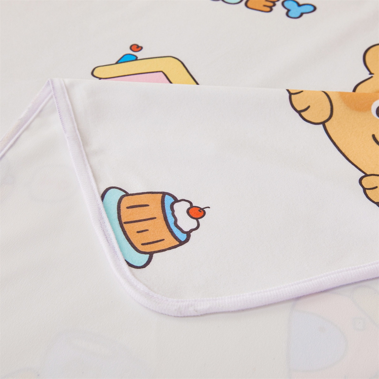 91家纺网 家纺一手货源 找家纺 雯豆家纺 2025新款防水隔尿垫子卡通成人床垫保护罩A类宝宝尿垫 防水隔尿垫-微笑先生