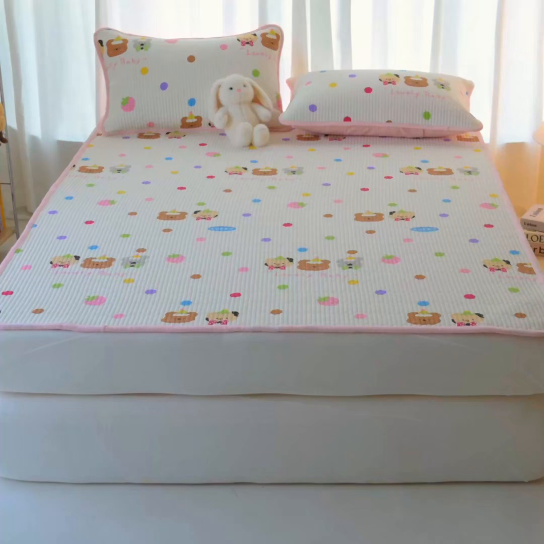 91家纺网 家纺一手货源 找家纺 小叮当家纺仓储工厂店 2025新款棉加绒床垫一面全棉一面牛奶绒床褥垫软床垫床盖四季通用 冒险家（A棉B绒）