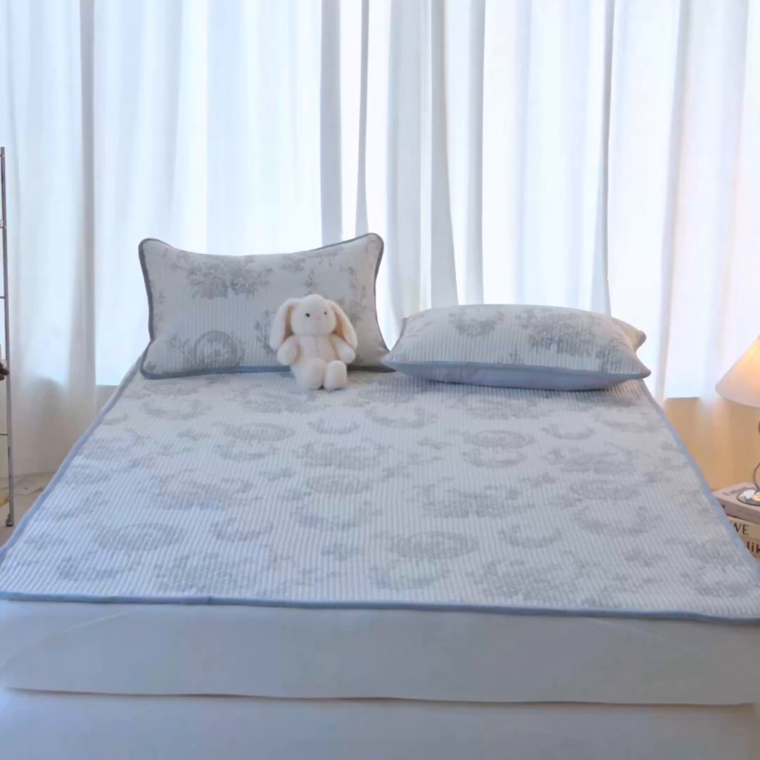 91家纺网 家纺一手货源 找家纺 小叮当家纺仓储工厂店 2025新款棉加绒床垫一面全棉一面牛奶绒床褥垫软床垫床盖四季通用 莫奈花园(A棉B绒）