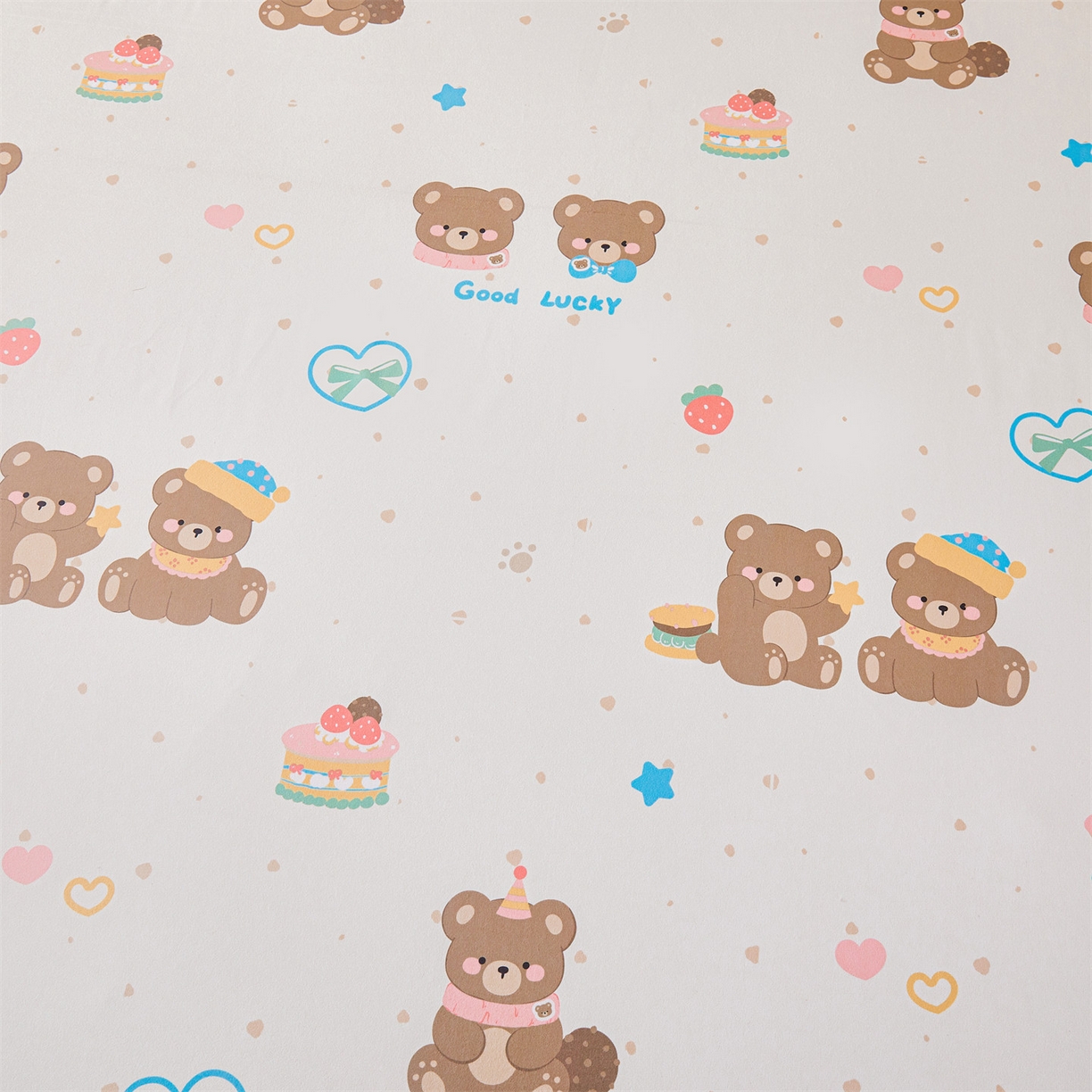 91家纺网 家纺一手货源 找家纺 雯豆家纺 2025新款防水隔尿垫子卡通成人床垫保护罩A类宝宝尿垫 防水隔尿垫-小伙伴