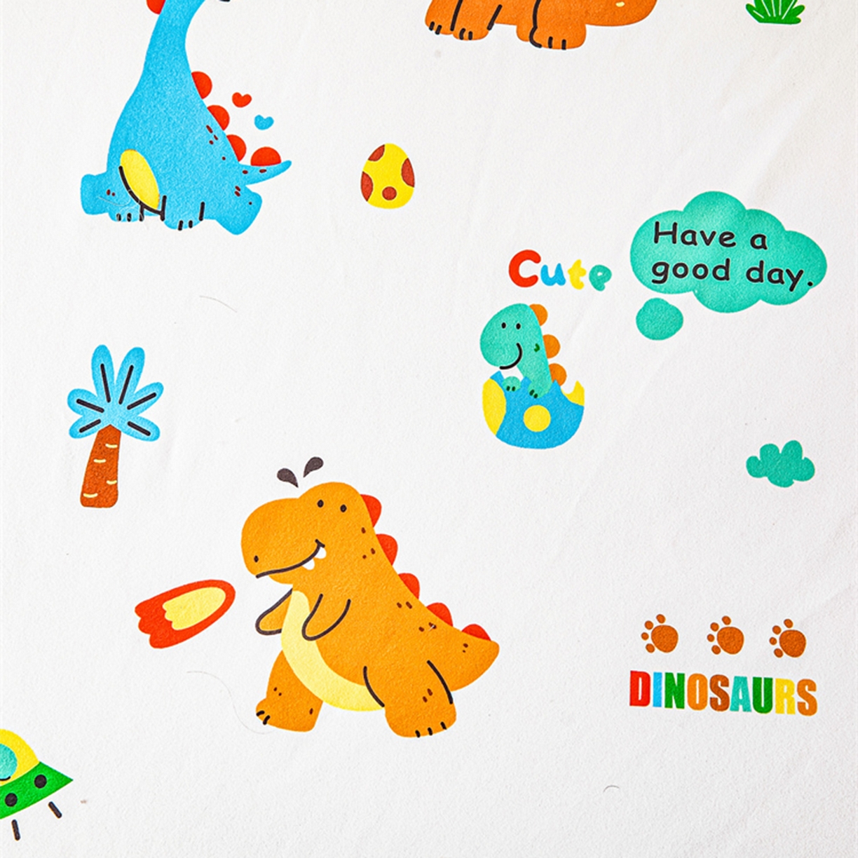 91家纺网 家纺一手货源 找家纺 雯豆家纺 2025新款防水隔尿垫子卡通成人床垫保护罩A类宝宝尿垫 防水隔尿垫-小恐龙