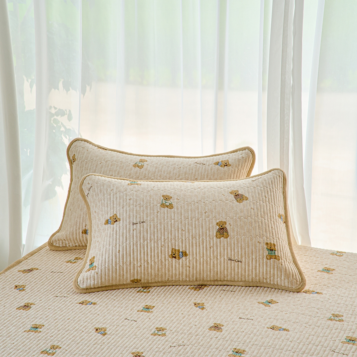 91家纺网 家纺一手货源 找家纺 小叮当家纺仓储工厂店 2025新款棉加绒床垫一面全棉一面牛奶绒床褥垫软床垫床盖四季通用 趴趴熊(A棉B绒）