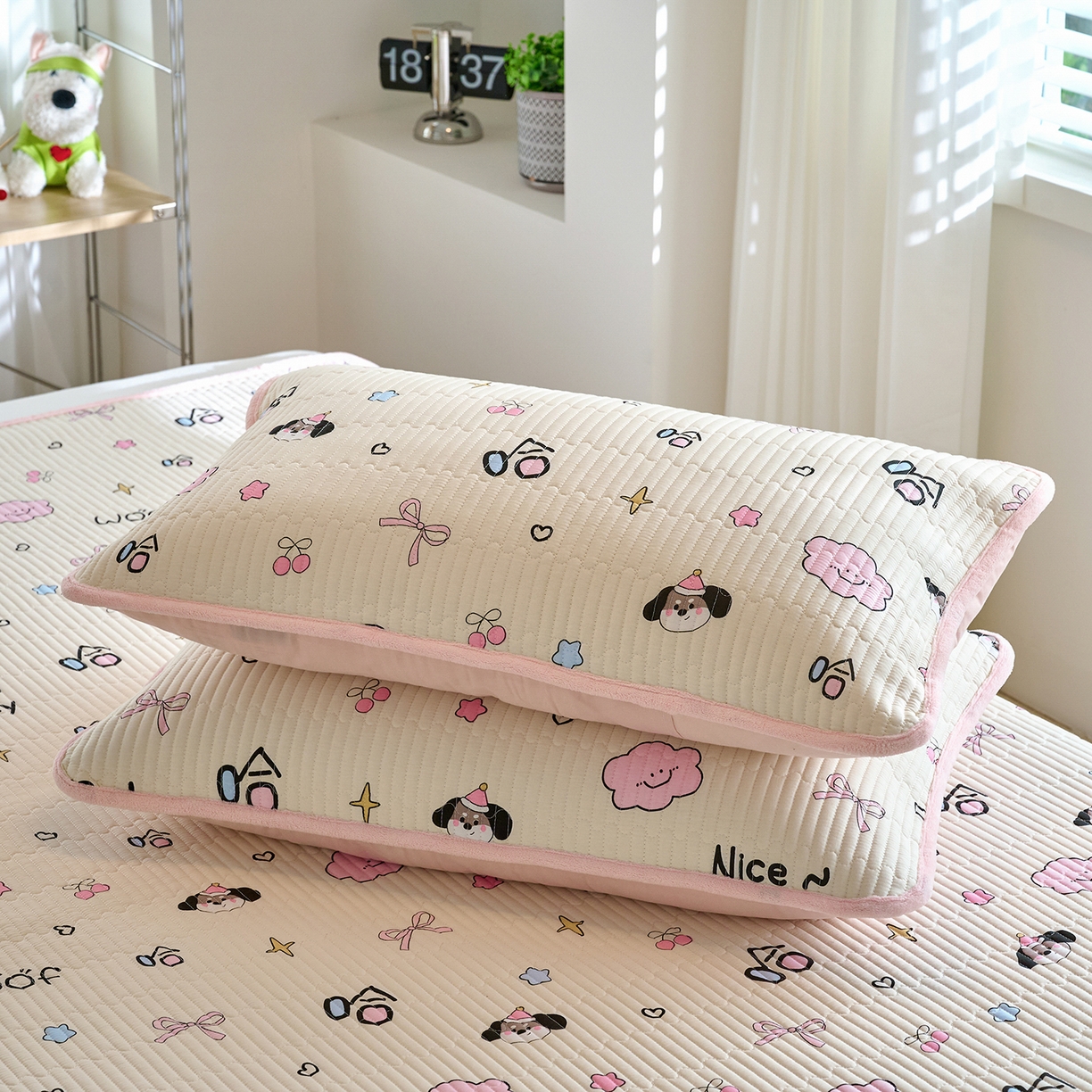 91家纺网 家纺一手货源 找家纺 （总）小叮当家纺仓储工厂店 2025新款A版全棉B版牛奶绒床盖系列单床盖床盖单件