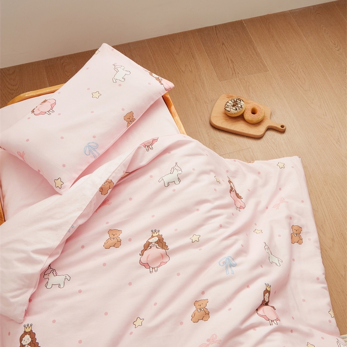 91家纺网 家纺一手货源 找家纺 艾佳宝贝 2025新款A类全棉多功能可拆卸儿童盖毯四季被子 甜甜小公主