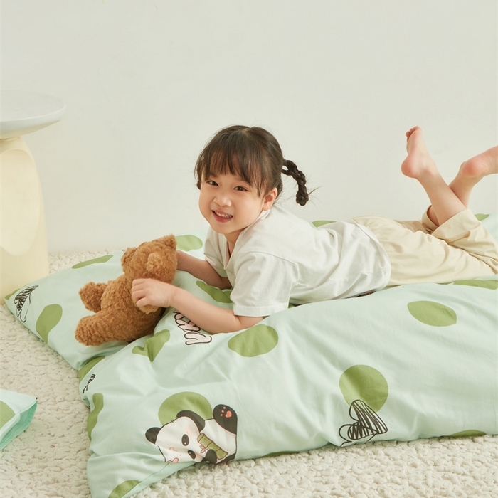 91家纺网 家纺一手货源 找家纺 （总）艾佳宝贝 2025新款A类全棉多功能可拆卸儿童盖毯四季被子