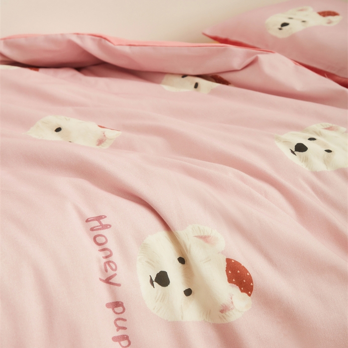 91家纺网 家纺一手货源 找家纺 艾佳宝贝 2025新款A类全棉多功能可拆卸儿童盖毯四季被子 乖萌小狗