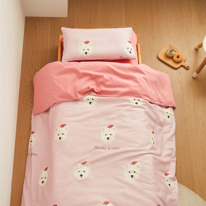 91家纺网 家纺一手货源 找家纺 艾佳宝贝 2025新款A类全棉多功能可拆卸儿童盖毯四季被子 乖萌小狗