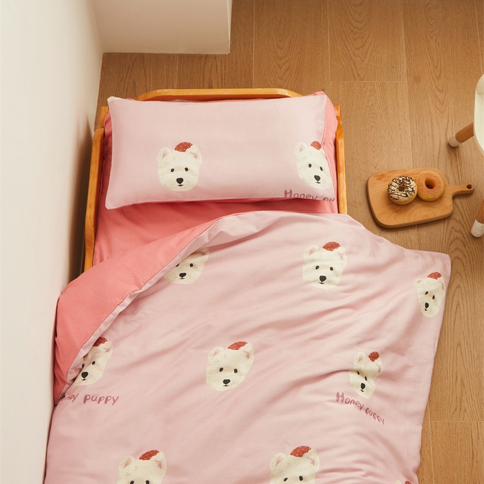 91家纺网 家纺一手货源 找家纺 艾佳宝贝 2025新款A类全棉多功能可拆卸儿童盖毯四季被子 乖萌小狗