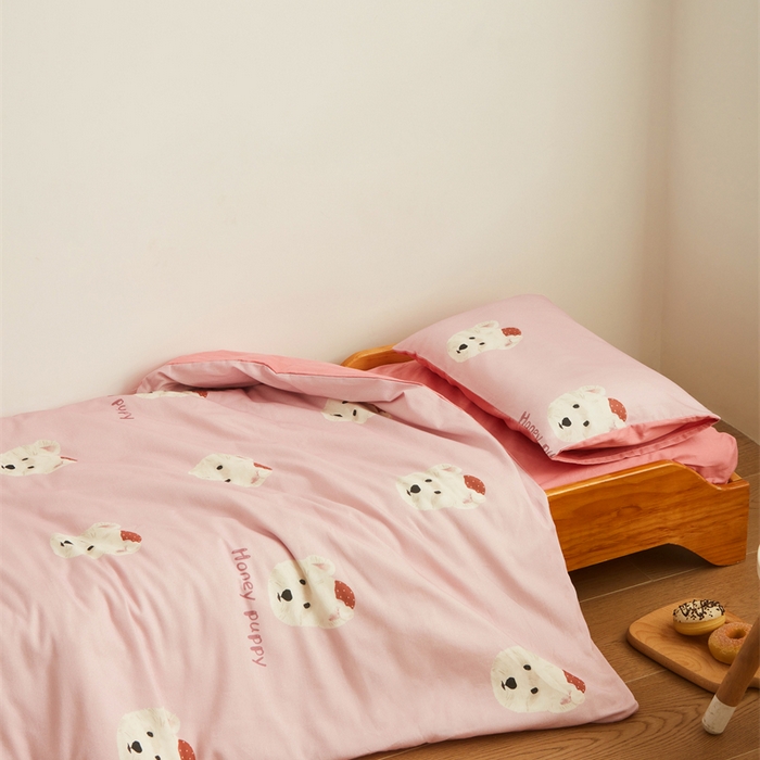 91家纺网 家纺一手货源 找家纺 艾佳宝贝 2025新款A类全棉多功能可拆卸儿童盖毯四季被子 乖萌小狗