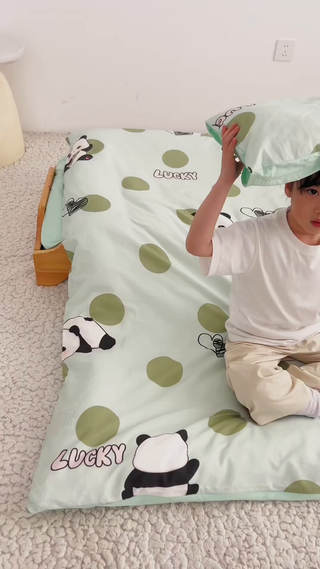 91家纺网 家纺一手货源 找家纺 （总）艾佳宝贝 2025新款A类全棉多功能可拆卸儿童盖毯四季被子