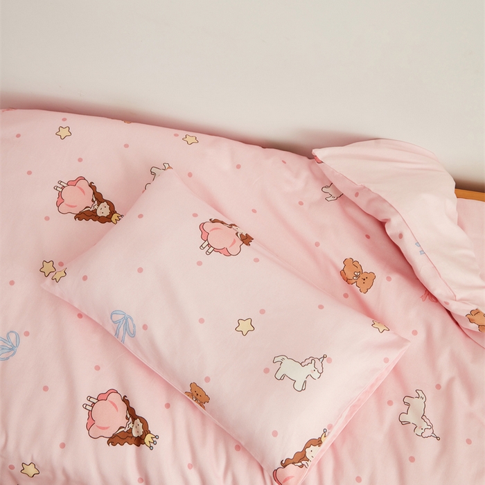 91家纺网 家纺一手货源 找家纺 艾佳宝贝 2025新款A类全棉多功能可拆卸儿童盖毯四季被子 甜甜小公主