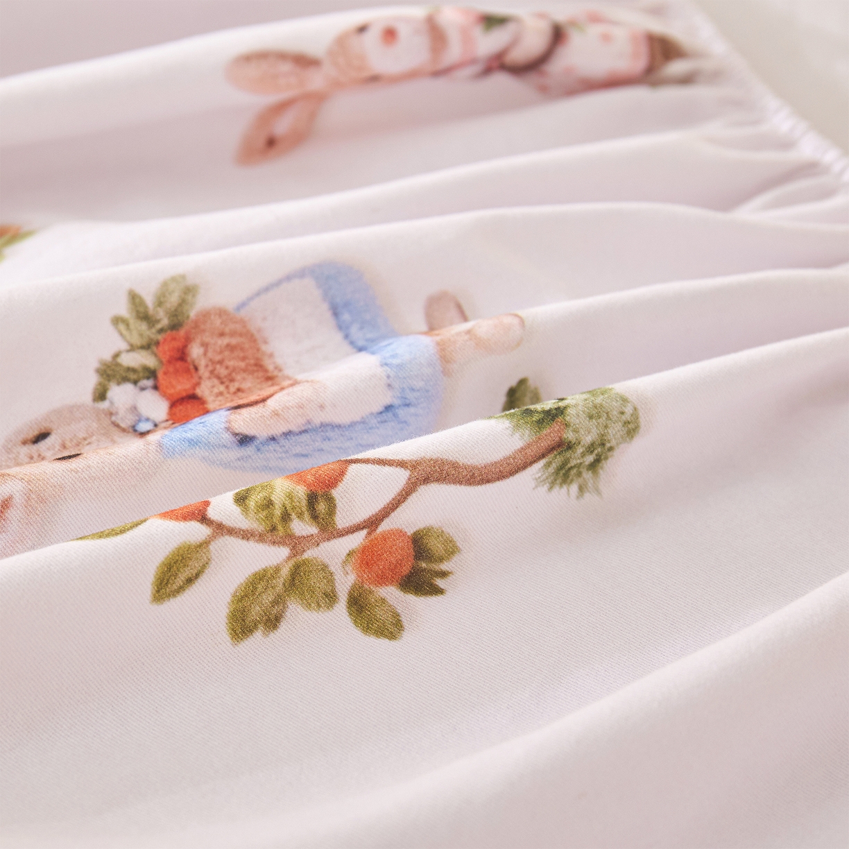 91家纺网 家纺一手货源 找家纺 元元家居（元元被业） 2025秋冬新款全棉纯棉磨毛印花单床笠 彼得庄园