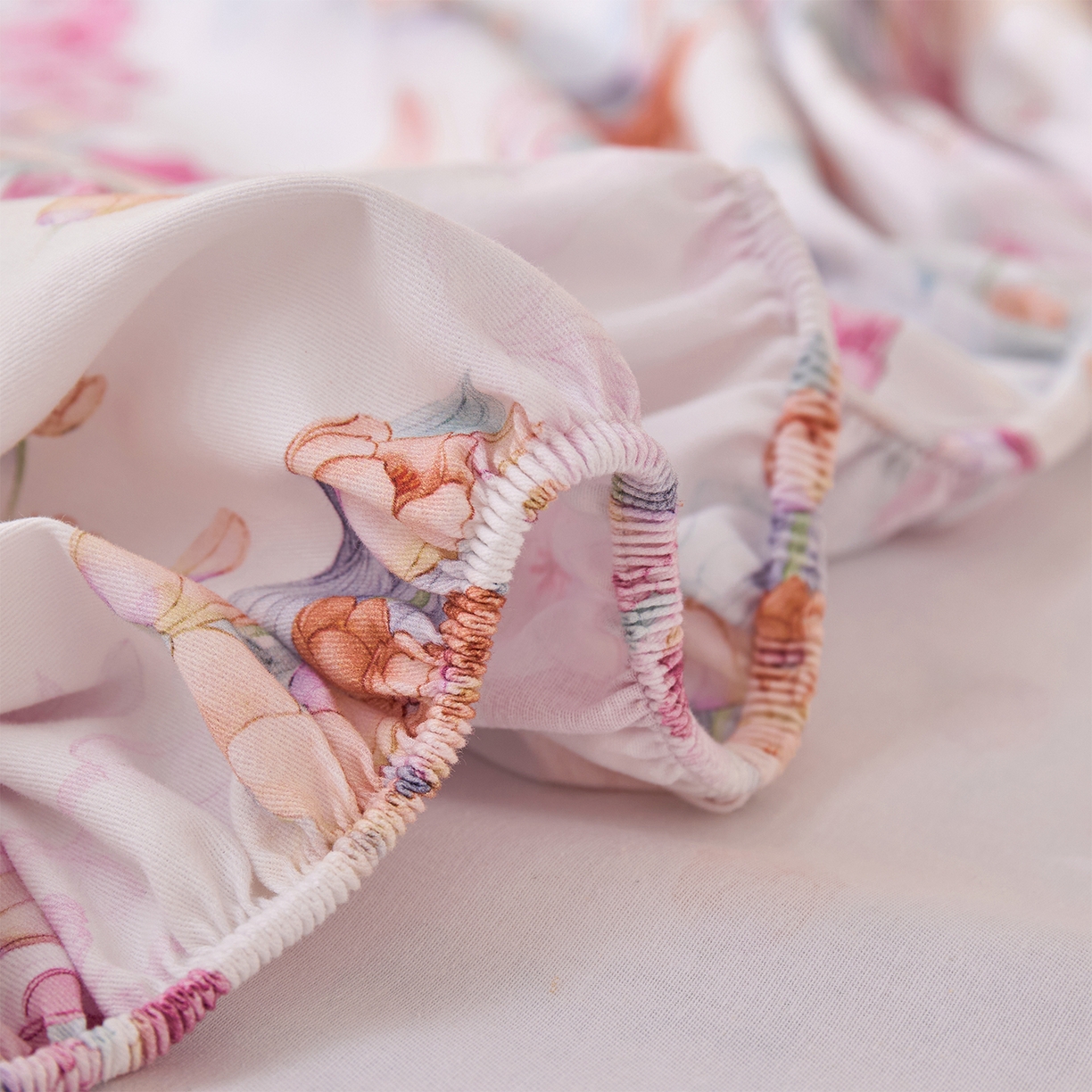 91家纺网 家纺一手货源 找家纺 元元家居（元元被业） 2025秋冬新款全棉纯棉磨毛印花单床笠 大漂亮