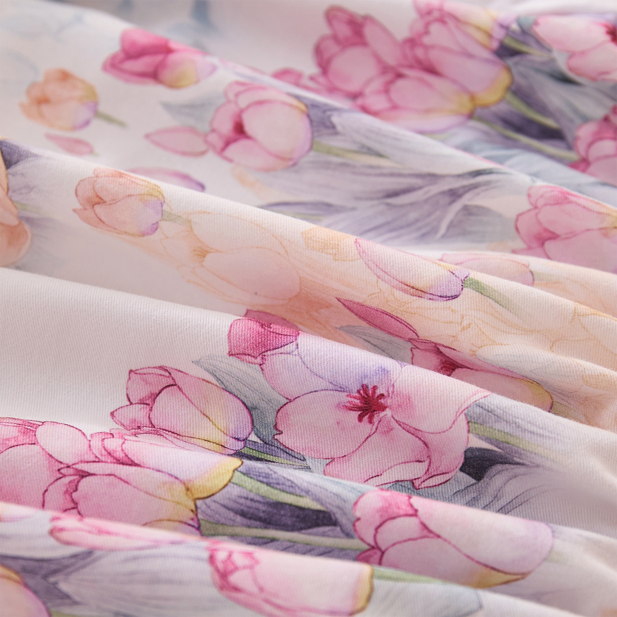 91家纺网 家纺一手货源 找家纺 元元家居（元元被业） 2025秋冬新款全棉纯棉磨毛印花单床笠 大漂亮