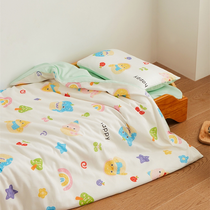 91家纺网 家纺一手货源 找家纺 艾佳宝贝 2025新款A类全棉多功能可拆卸儿童盖毯四季被子 贪吃蛇