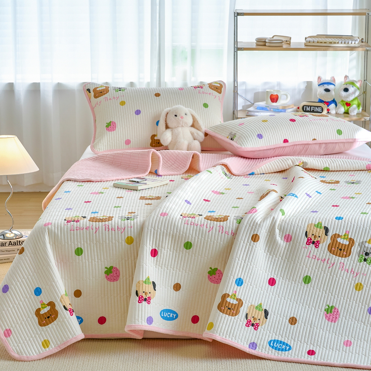 91家纺网 家纺一手货源 找家纺 小叮当家纺仓储工厂店 2025新款A版全棉B版牛奶绒床盖系列单床盖床盖单件 冒险家（A棉B绒）