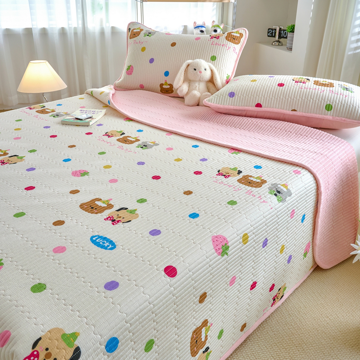 91家纺网 家纺一手货源 找家纺 小叮当家纺仓储工厂店 2025新款A版全棉B版牛奶绒床盖系列单床盖床盖单件 冒险家（A棉B绒）