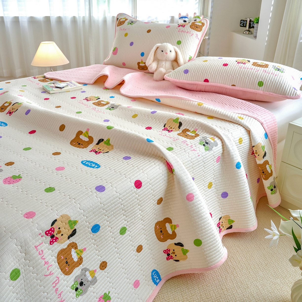 91家纺网 家纺一手货源 找家纺 小叮当家纺仓储工厂店 2025新款A版全棉B版牛奶绒床盖系列单床盖床盖单件 冒险家（A棉B绒）