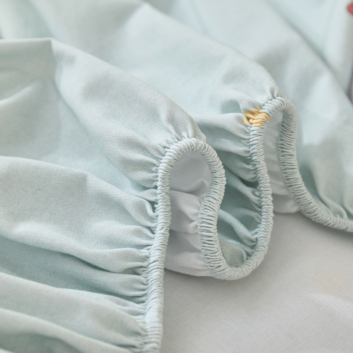 91家纺网 家纺一手货源 找家纺 元元家居（元元被业） 2025秋冬新款全棉纯棉磨毛印花单床笠 小萌免