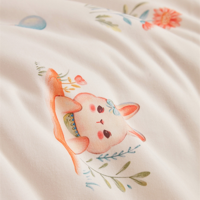 91家纺网 家纺一手货源 找家纺 艾佳宝贝 2025新款A类全棉多功能可拆卸儿童盖毯四季被子 春日游玩