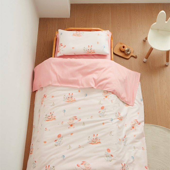 艾佳宝贝 2025新款A类全棉多功能可拆卸儿童盖毯四季被子 春日游玩