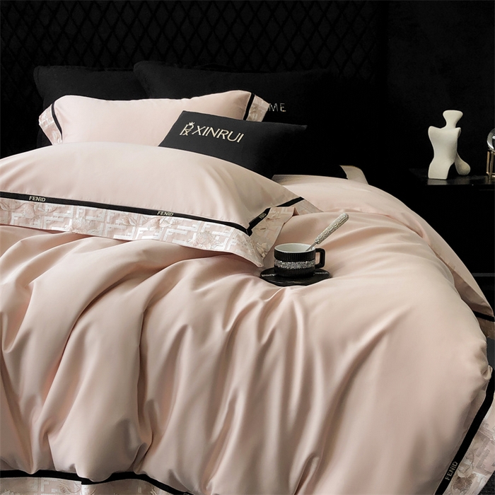 91家纺网 家纺一手货源 找家纺 （总）馨蕊家居 2025新款100s高奢典藏简约全棉四件套-维也纳