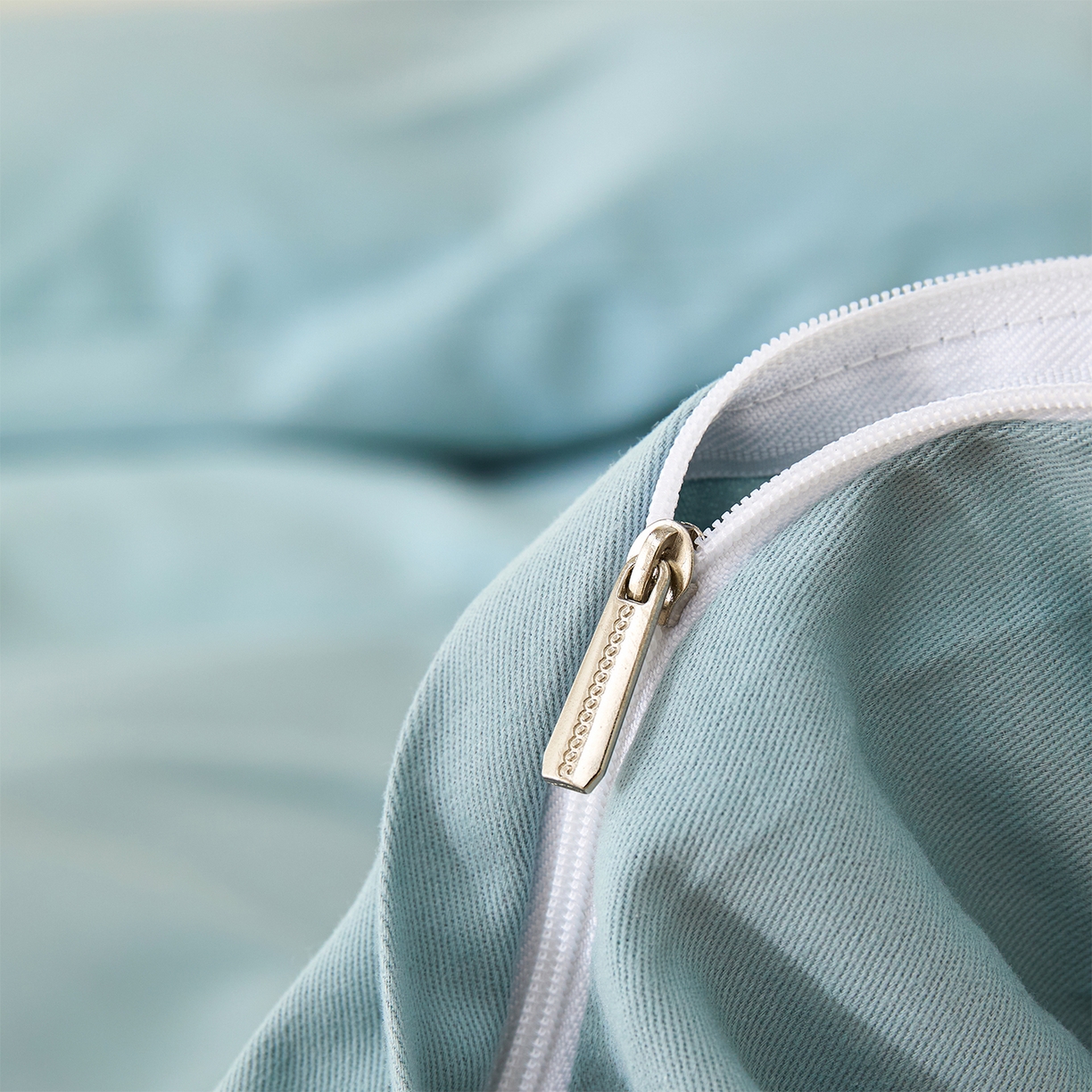 91家纺网 家纺一手货源 找家纺 元元家居（元元被业） 2025秋冬新款全棉纯棉磨毛纯色四件套 丹青