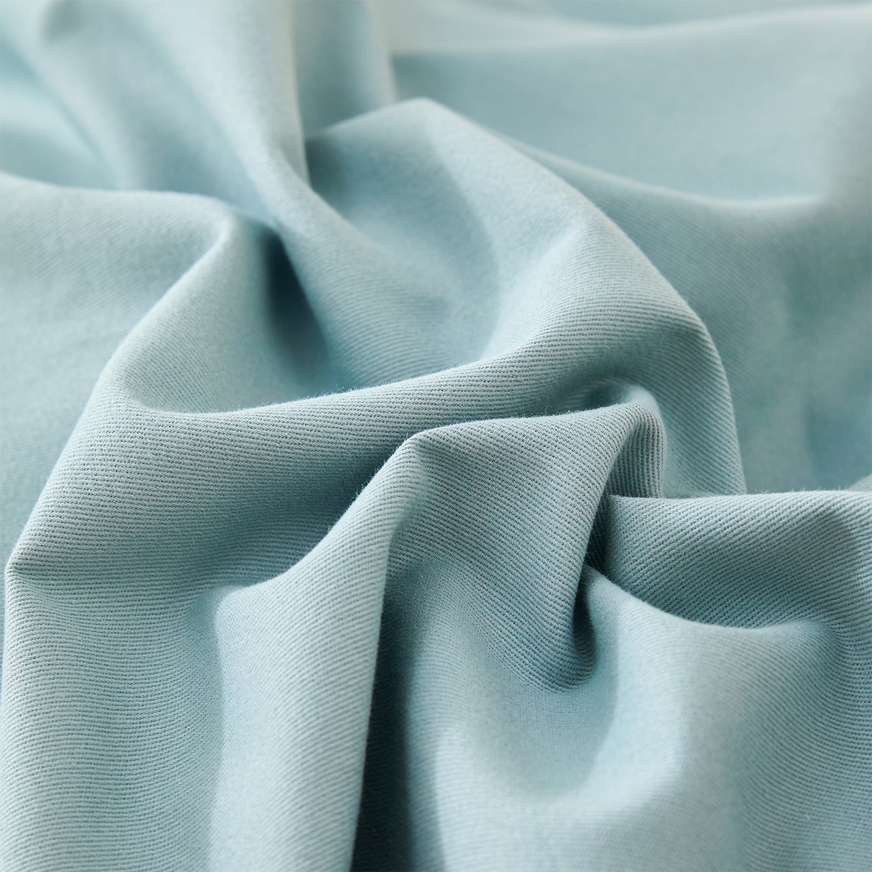 91家纺网 家纺一手货源 找家纺 元元家居（元元被业） 2025秋冬新款全棉纯棉磨毛纯色四件套 丹青