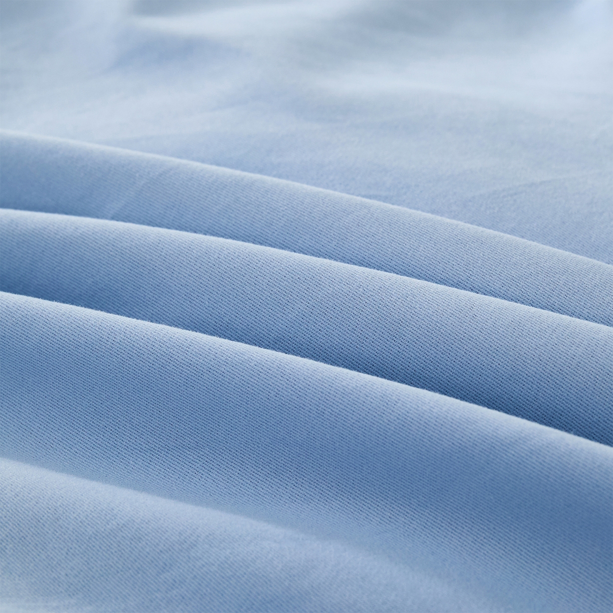 91家纺网 家纺一手货源 找家纺 元元家居（元元被业） 2025秋冬新款全棉纯棉磨毛纯色四件套 景泰蓝