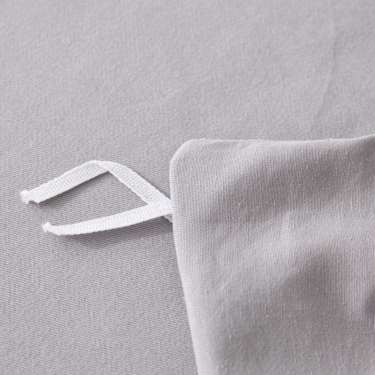 91家纺网 家纺一手货源 找家纺 元元家居（元元被业） 2025秋冬新款全棉纯棉磨毛纯色四件套 烟灰