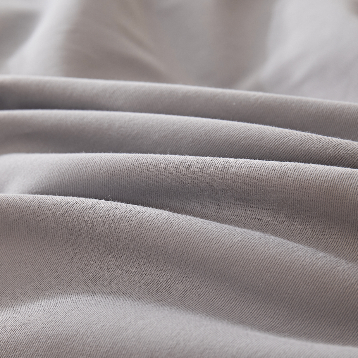 91家纺网 家纺一手货源 找家纺 元元家居（元元被业） 2025秋冬新款全棉纯棉磨毛纯色四件套 烟灰