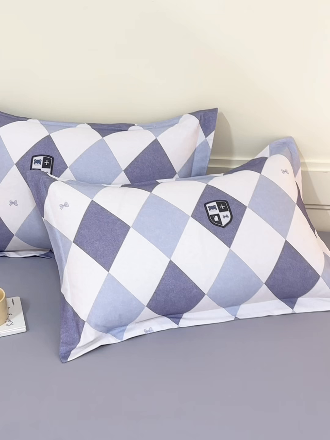 91家纺网 家纺一手货源 找家纺 元元家居（元元被业） 2025秋冬新款全棉纯棉磨毛印花单枕套 山间闲云