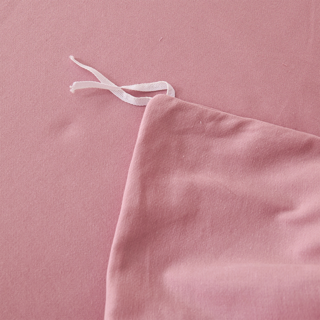 91家纺网 家纺一手货源 找家纺 元元家居（元元被业） 2025秋冬新款全棉纯棉磨毛纯色四件套 芝士粉