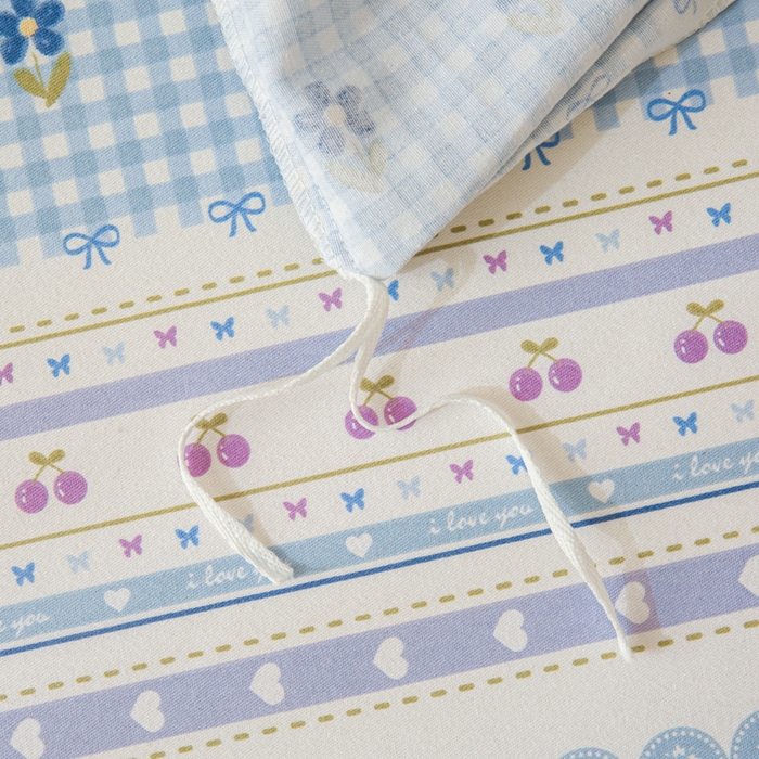 91家纺网 家纺一手货源 找家纺 小叮当家纺仓储工厂店 2025新款（买家秀 不断货）简约时尚全棉纯棉磨毛四件套 萌趣