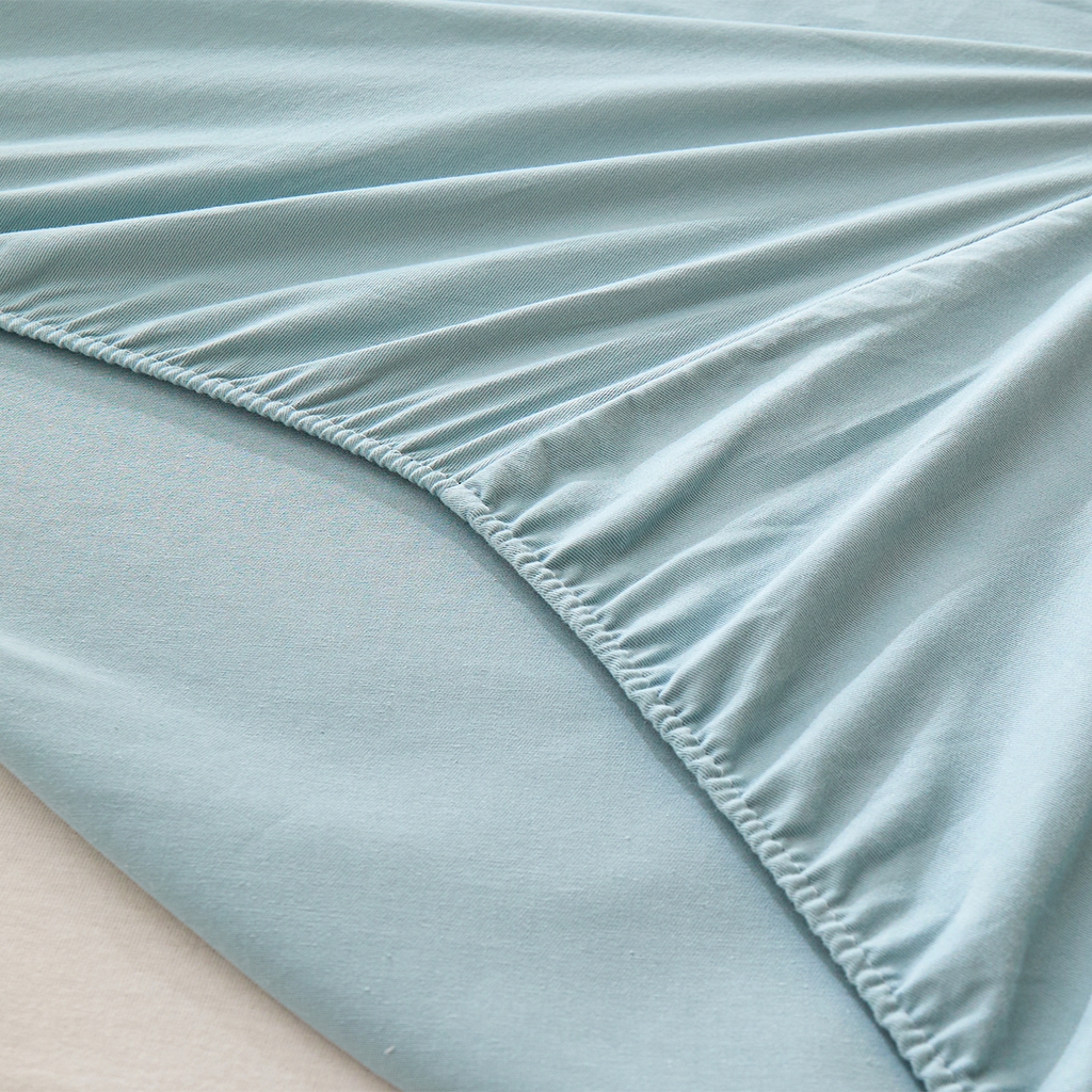 91家纺网 家纺一手货源 找家纺 （总）元元家居（元元被业） 2025新款全棉纯棉磨毛纯色单床笠