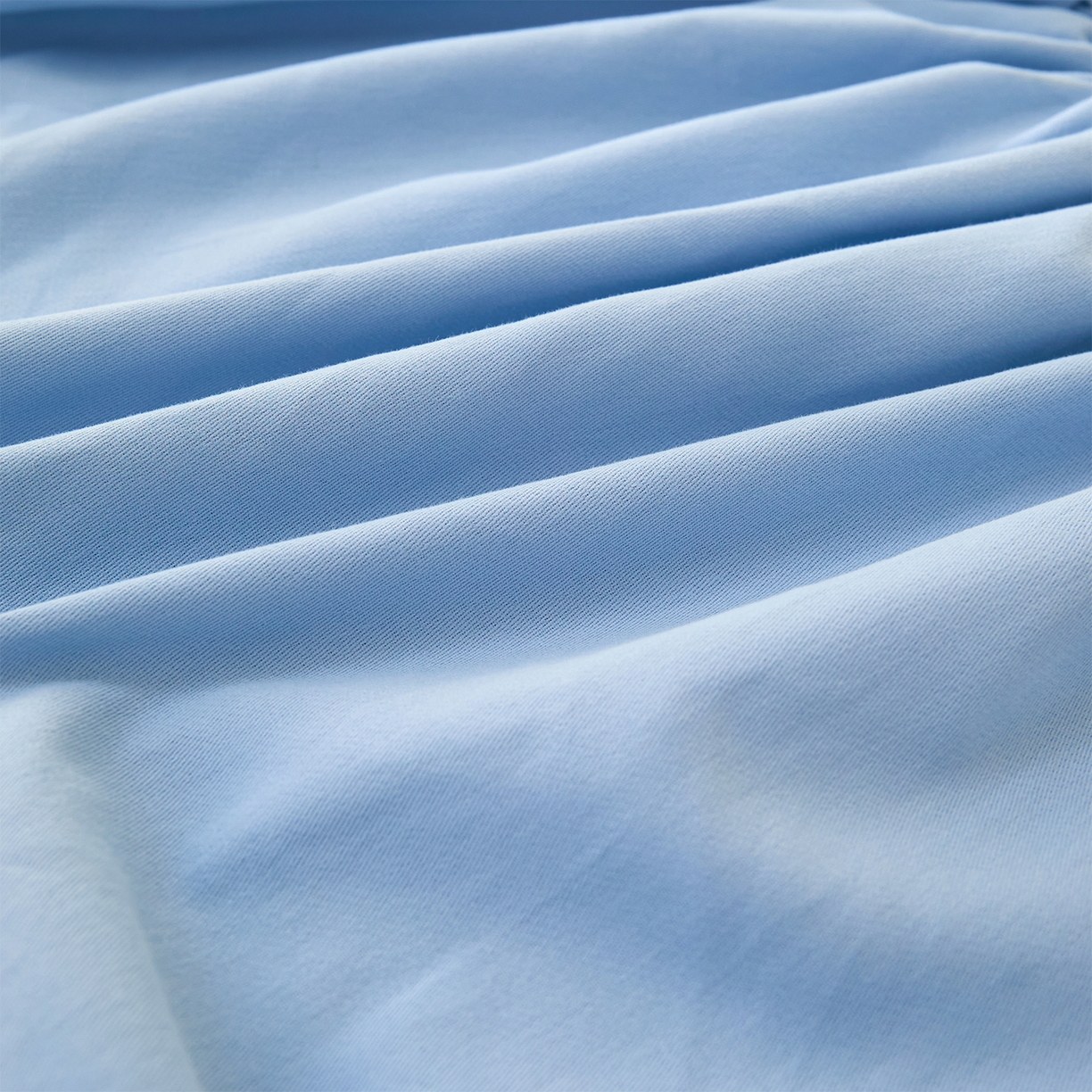 91家纺网 家纺一手货源 找家纺 元元家居（元元被业） 2025新款全棉纯棉磨毛纯色单床笠 景泰蓝